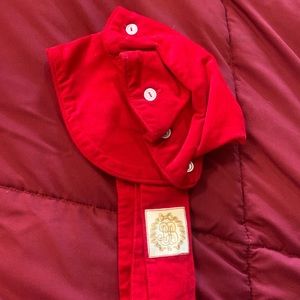 Beaufort bonnet company bonnet. Red corduroy XS